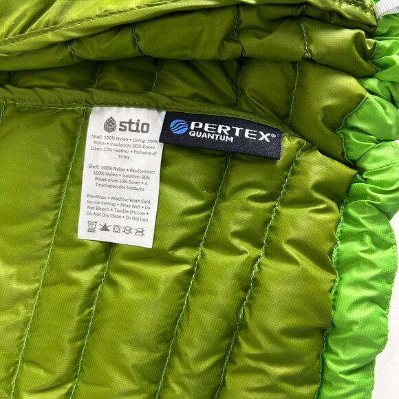 NWT Stio Green 800 Fill Power Hyperdry Pertex Goose Down Puffer Vest Size Large - Picture 6 of 15